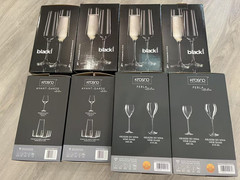 Wine Glasses and Champagne Glasses