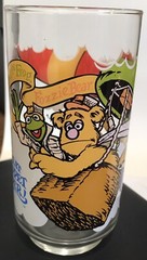 1981 THE GREAT MUPPET CAPER McDonald’s Glass – Kermit, Fozzie, The Great Gonzo