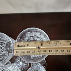 6 Waterford Lismore Wine Glasses 5.5″ Vintage