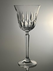 Vintage Mikasa Interlude Crystal Water Goblet 8 3/8″ Tall EUC