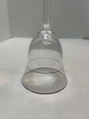Lenox Crystal Fair Lady Platinum Trim Etched Bowl 7 .5″ Water Glass Goblet
