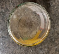 Vintage Bick’s Pickles Advertisement Drinking Glass Pickle Relish Jar NICE COND
