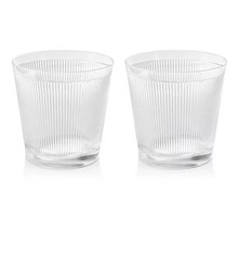 BRAND NEW Set Of 2 Lalique Crystal Wingen Glasses Tumblers Glassware New In Box