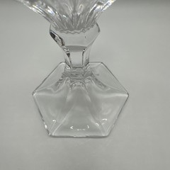 Fostoria Heritage Vintage Water Tea Goblet/Glass Clear Crystal 7 1/4″ Set of 7