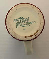 Vtg 1960 RW Rudolf Wächter Hand Painted Ceramic German Beer Stein Mug