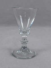 19th Century Continental European Hand Blown Flint Glass Wine Circa 1815-1820 B
