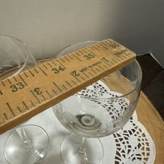 Colony Sonora Wine Glasses Set of 2 Etched Grapes Vines Leaves 6.5″ Vintage 6 oz