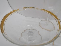 Mixed Lot of Vintage Gold Trim Glasses Glassware, Various Shapes