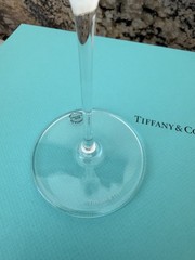 BRAND NEW Tiffany & Co Crystal Glass Champagne Flute Set of 2 Made In Germany