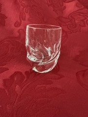 FLAWLESS Stunning HOYA Japan Glass PRECIOUS LITTLE TIDES Crystal LIQUOR SHOT