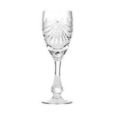 Elegant and Modern Russian Cut Crystal Sherry Glass – 2.5oz, 70ml, Set of 6