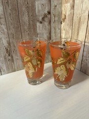 2 MCM 1960s Mist Bartlett Collins High Ball Tumblers Pilsners 5 1/4” H FREE S/H