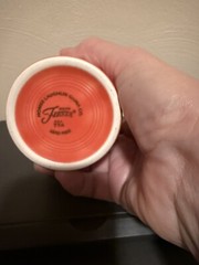 Fiestaware Tumbler Lot Of 2 (TTA) Orange – See Description