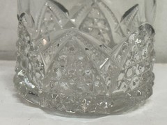 Antique EAPG Duncan & Miller “Button Arches Clear Glass Tumbler