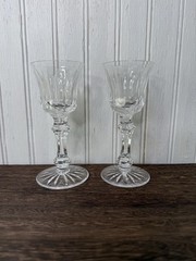 Lot Of 2 White Wine Glass Waterford Crystal Innisfail Hand Cut 6 3/8″ Ireland