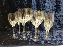 Mikasa Flame D’Amore Crystal Starter Set, Wine, Water, Iced Tea