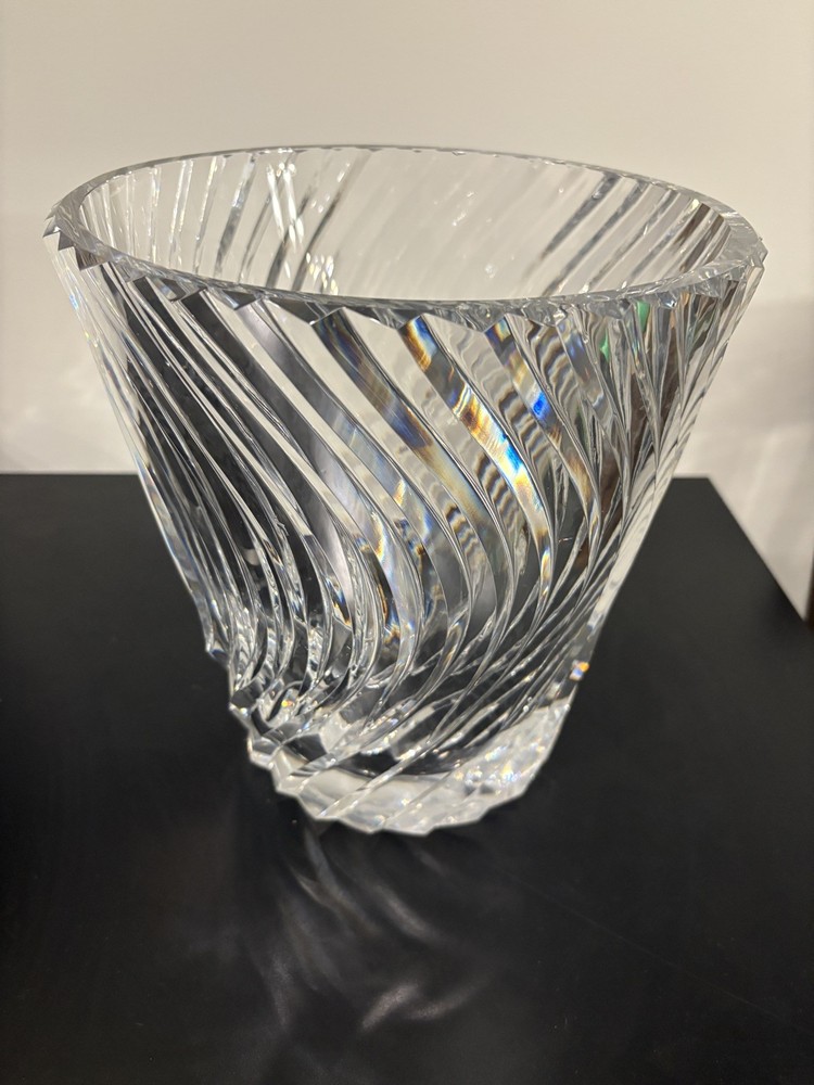 Val St Lambert Crystal Torsade Champagne Cooler V2336