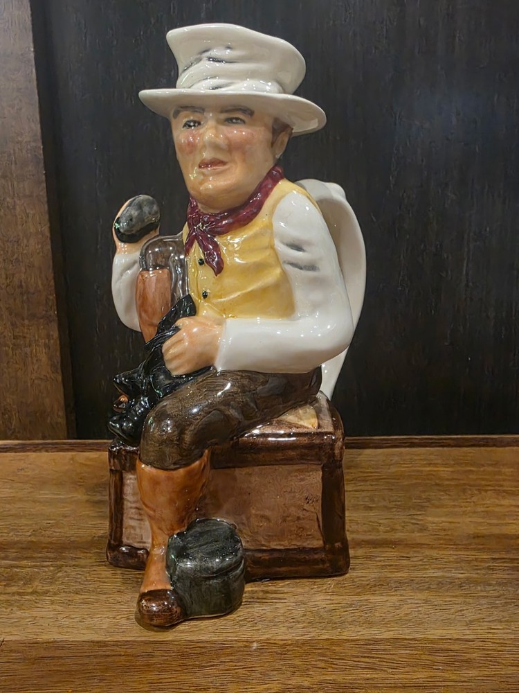 ROY KIRKHAM POTTERY CHARACTER JUG SAM WELLER *** PERFECT ***