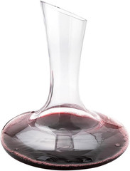 Hand-Blown 50 Oz Slanted Crystal Wine Decanter – Elegant