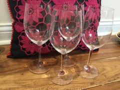 Riedel VINUM ? 8 3/4″ X 2 2/3» Wine Glass set of four marked exc