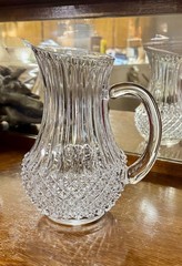 40 oz. Longchamp Clear Diamond Cut Pitcher – Cristal d’Arques-Durand