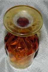 Vintage Tiffin Franciscan Cabaret Persimmon Orange 12 oz Goblet – 7″ Tall