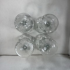 Anchor Hocking Tulip Shaped Ice Cream Sundae Dessert Parfait Glass. Set of 4.