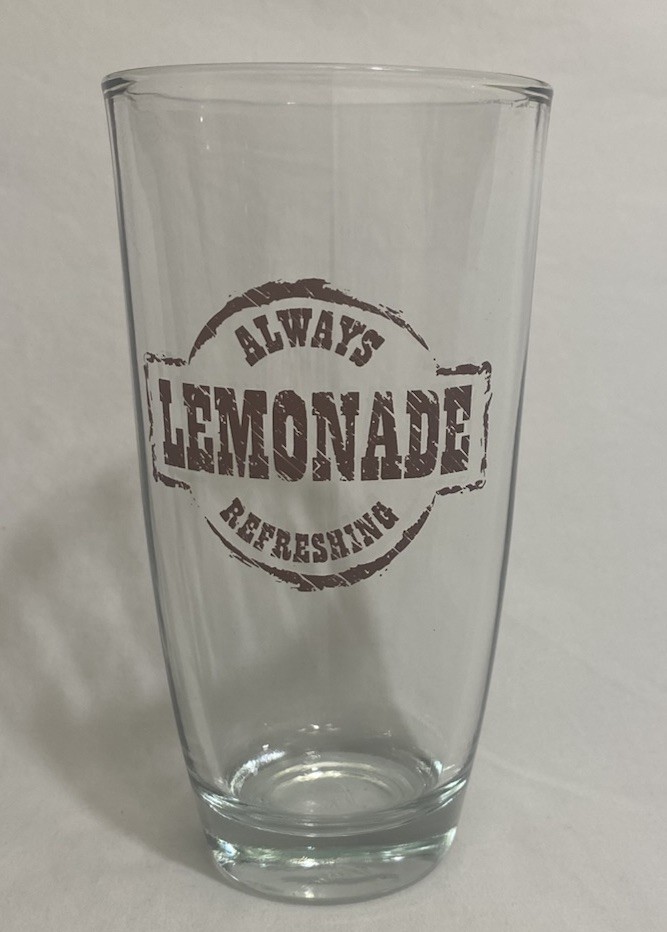 Libbey Crisa Lemonade Glass Tumbler 16oz 6” Replacement VINTAGE EUC