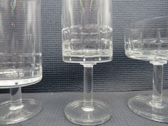 Spode Crystal Prelude 3 Pc Set, Goblet 6 3/4″, Ice Tea 6 5/8″, Sherbet 4 5/8″