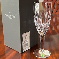 Ireland Made Waterford Crystal KILDARE Fluted Champagne Flute NEW Old Stock