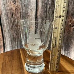 Caithness Glass Mayflower Goblet 1970 Limited Edition Signed Art Glass Rare!