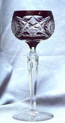 Wine Glass Flashing Rummer Rhenish Glashütten Köln-ehrenfeld Um 1920, Gold Ruby