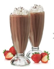 Set of 2 Libbey Panel Design SODA FOUNTAIN 12oz Tumblers Milk Shake * Iced Tea