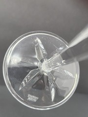 Set Of 6 Miller Rogaska Tulipe Crystal Champagne Flute Glass High End Glassware