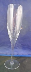 Set of Two Beautiful Flute Champagne Unknown Manufacturer Glasses