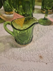 Antique 10 US Glass Assorted Green Glass Colorado, Oriental poppy, Inverted…