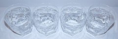 EXQUISITE SET OF 4 WATERFORD CRYSTAL ASHLING 3 1/4″ OLD FASHIONED GLASSES