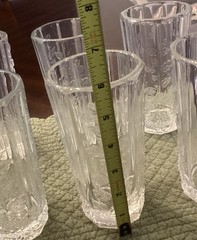 Vintage Westmoreland Paneled Grape Clear Iced Tea Tumblers – Set Of 6