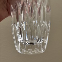 11 Royal Doulton Diamond Cut Crystal Highball Glasses 6.25″ Tumblers-