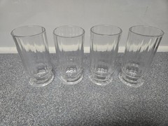 VTG Dansk Designs Gustav Highball Tumbler Glasses LOT OF 4- 12 oz France 6″