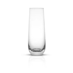 Milo 9.5-Ounce Lead Free Crystal Champagne Glasses, Set of 4