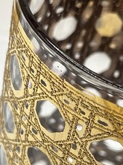 Vintage MCM “CANNELA” 22k Gold Highball Glasses (set Of 14)