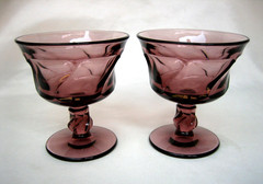 Fostoria Jamestown Purple 4-1/4″ Sherbets Lot of (2)