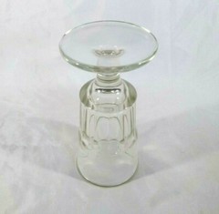 Extra Heavy Thick Clear Glass 8 1/4″ Goblet