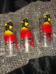 Vintage Barware Federal Glass Tom Collins Flamenco Dancer Glasses – Set of 3