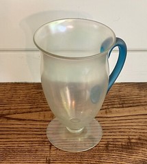 Steuben-Carder Era Iridescent Cyprian Lemonade Glass-Shape #3165