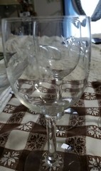 Vintage Wine Glasses Set of 4 by Susquehanna