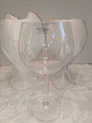 Shannon By Godinger Meridian European Crystal Balloon Goblets 19 oz. Set Of 3