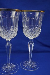 Wedgwood Royal Gold (3) Water Goblets, 8 7/8″, New with Tag (G5)