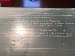 Czech Republic Imperial Estate Crystal Decanter and Wine Set «Ventana» NIB